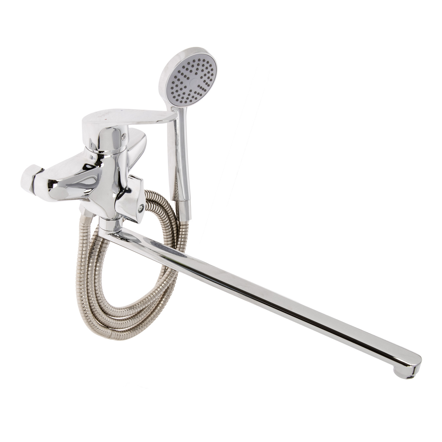 Смеситель для ванны Potato P2209, длинный излив, однорычажный