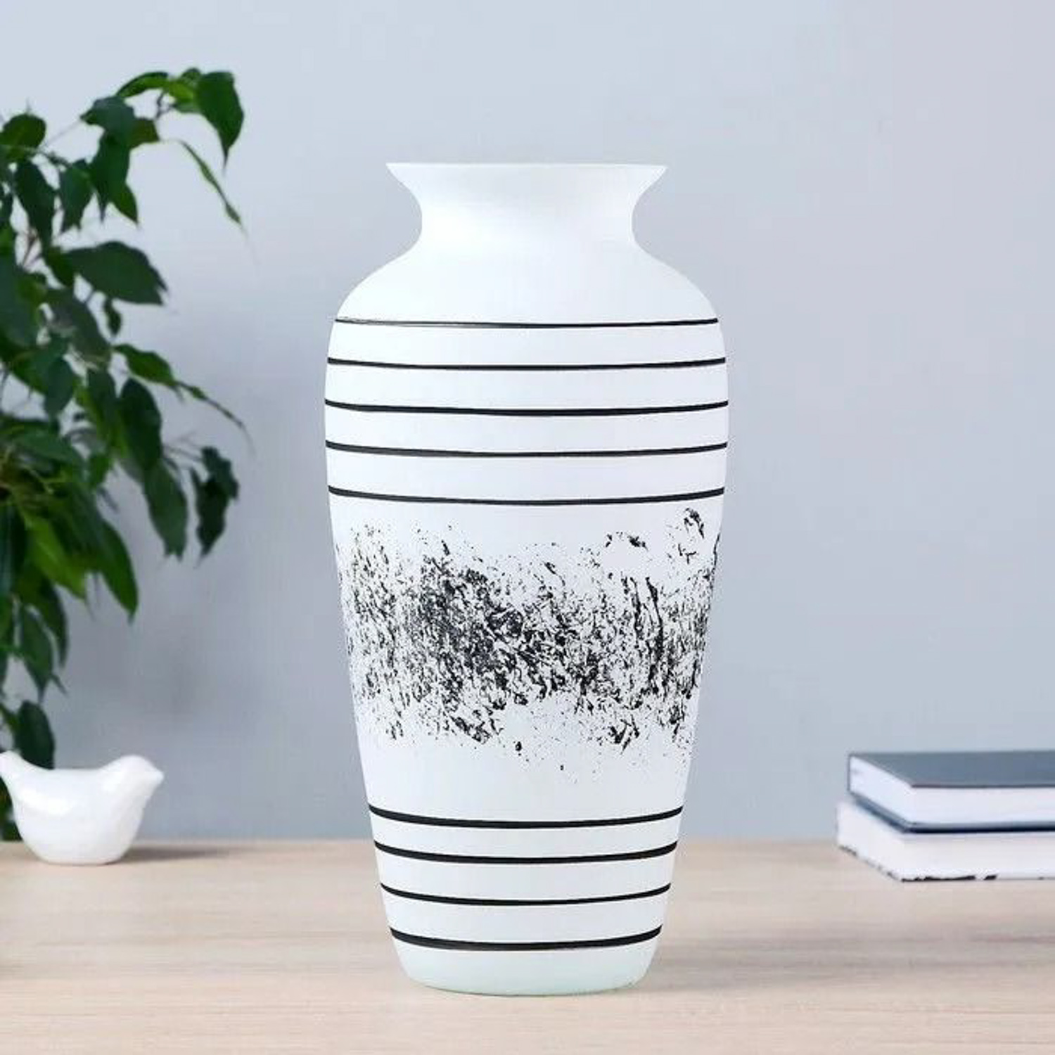 Ваза "Ситула" 35х16 см, (диам.отвер.=7,5см. диам.от края до края=11,5см) МИКС 5177061