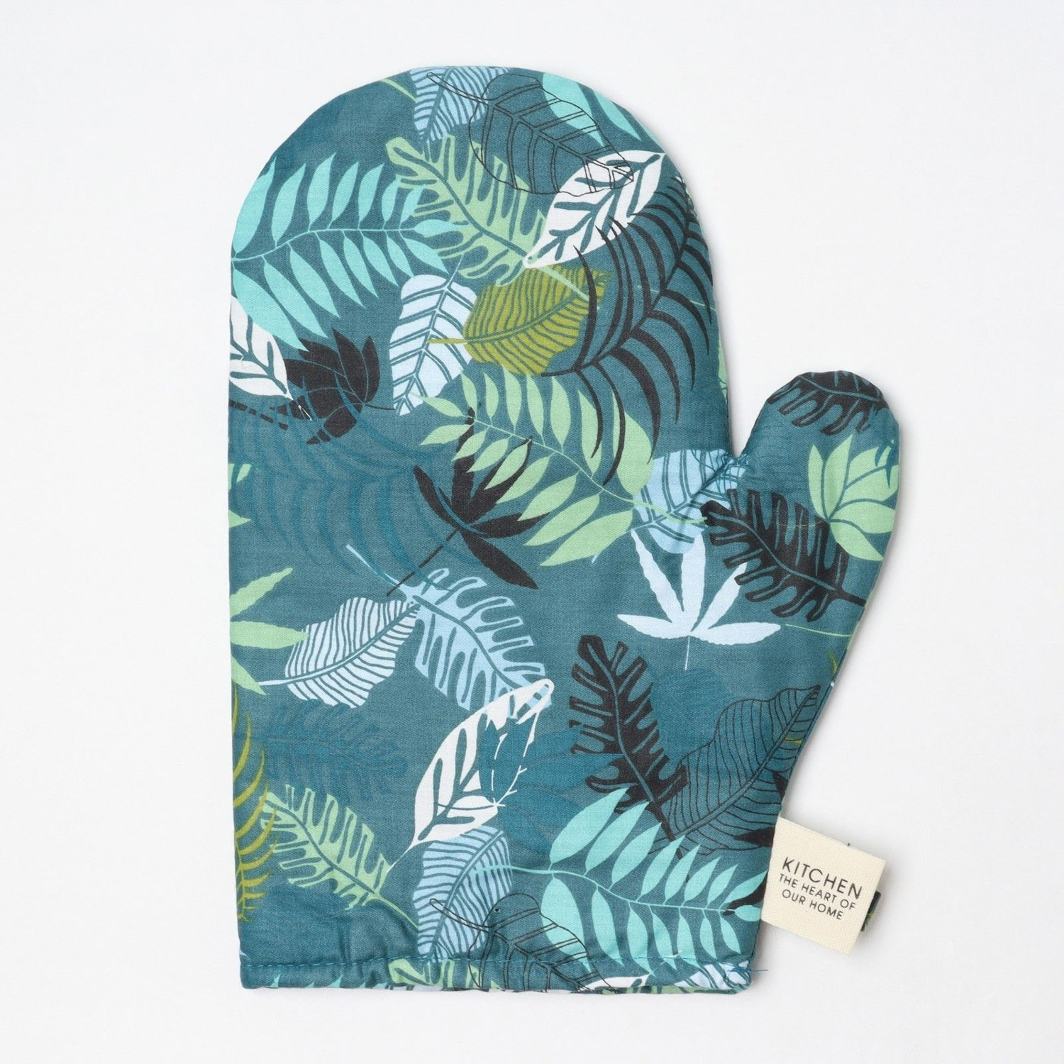 Набор прихваток Папоротник варежка-прихватка 20х28см, прихватка 19х19см 80%хлопок, 20%п/э  Этель *1