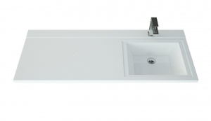 Раковина Домино Космос 120, правая, кронштейн левый