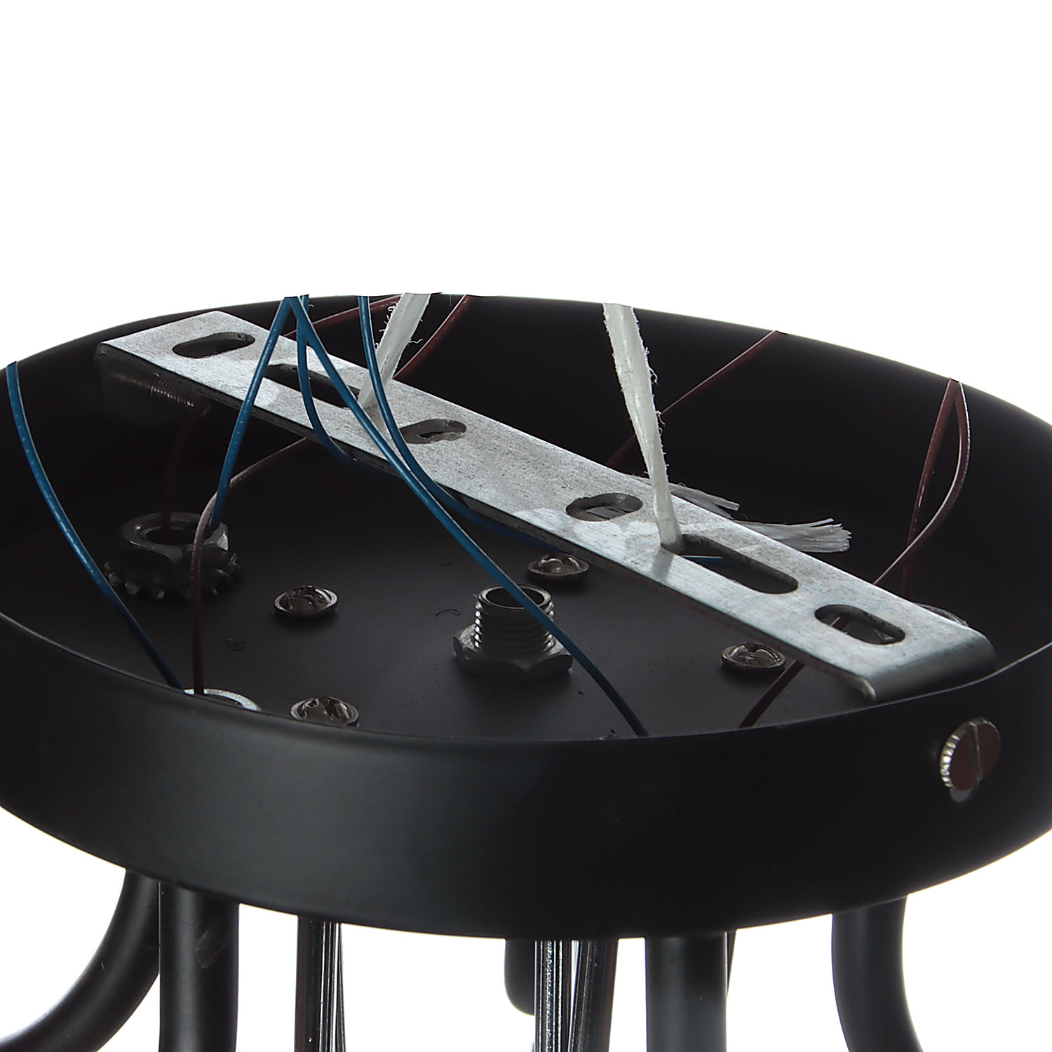 Люстра Verner Lighting А2618/5, 40 Вт, Е27, 5 ламп, черный/хром