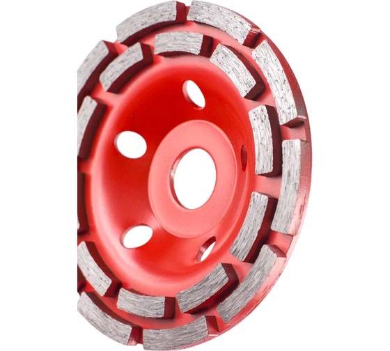 Чашка алмазная шлифовальная 125*22,20мм бетон/камень/кирпич двухрядная арт.592035 VIRA *1/20/40