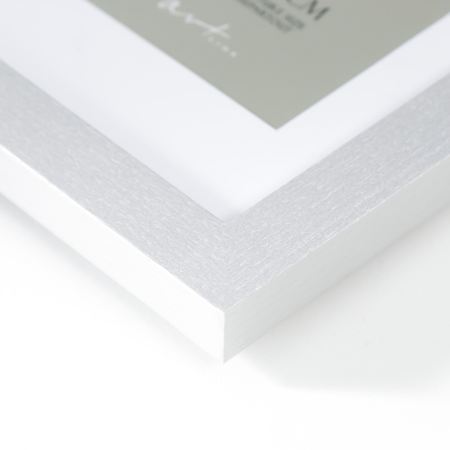 Фоторамка МДФ "Ellis" 10x15 см, с паспарту, серебро 9335839