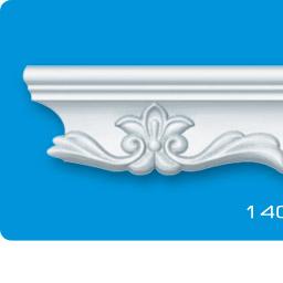 Плинтус потолочный 14015 1,3м 35*50 (подходит для натяжного потолка) ЛАГОМ *50