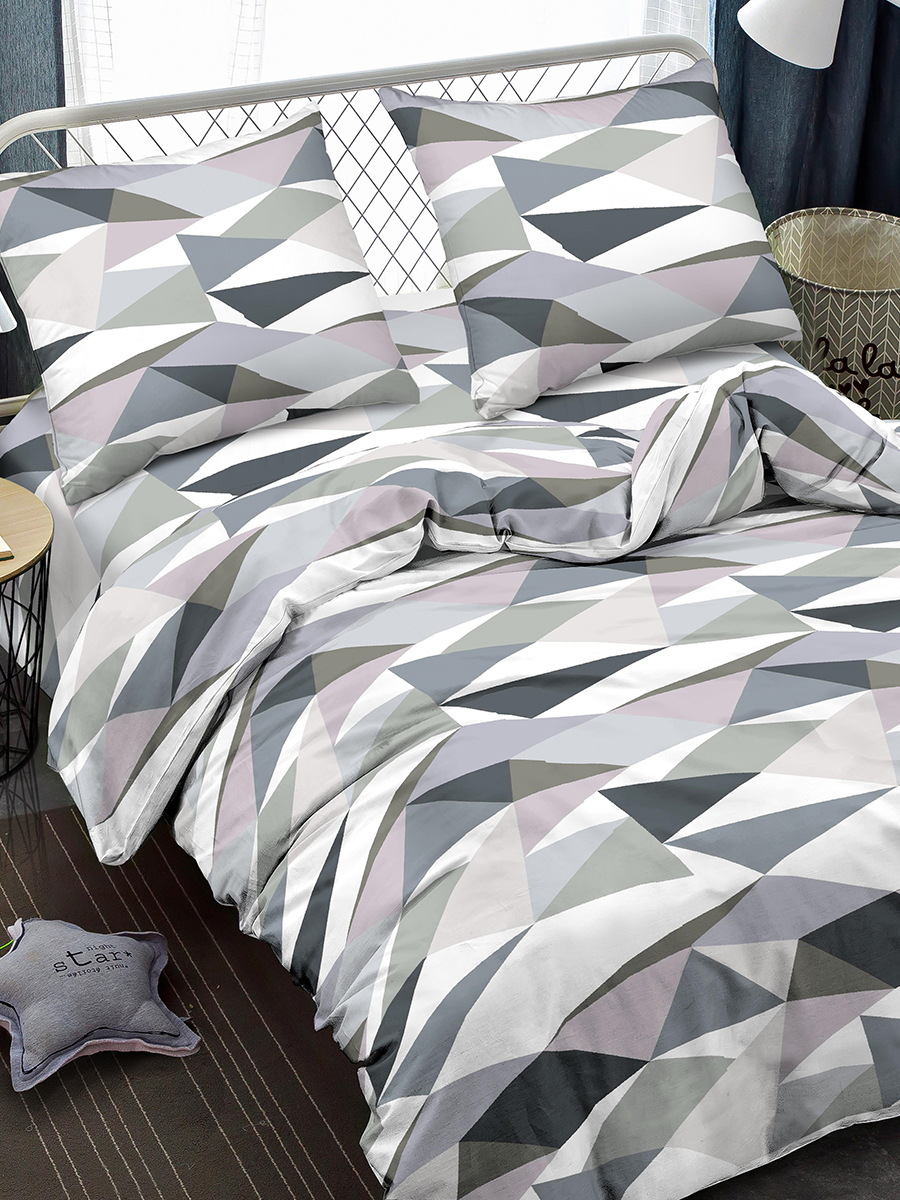 Постельное белье 1,5сп макосатин 21948 Crystal Amore Mio, наволочки 70*70 - 2шт *1