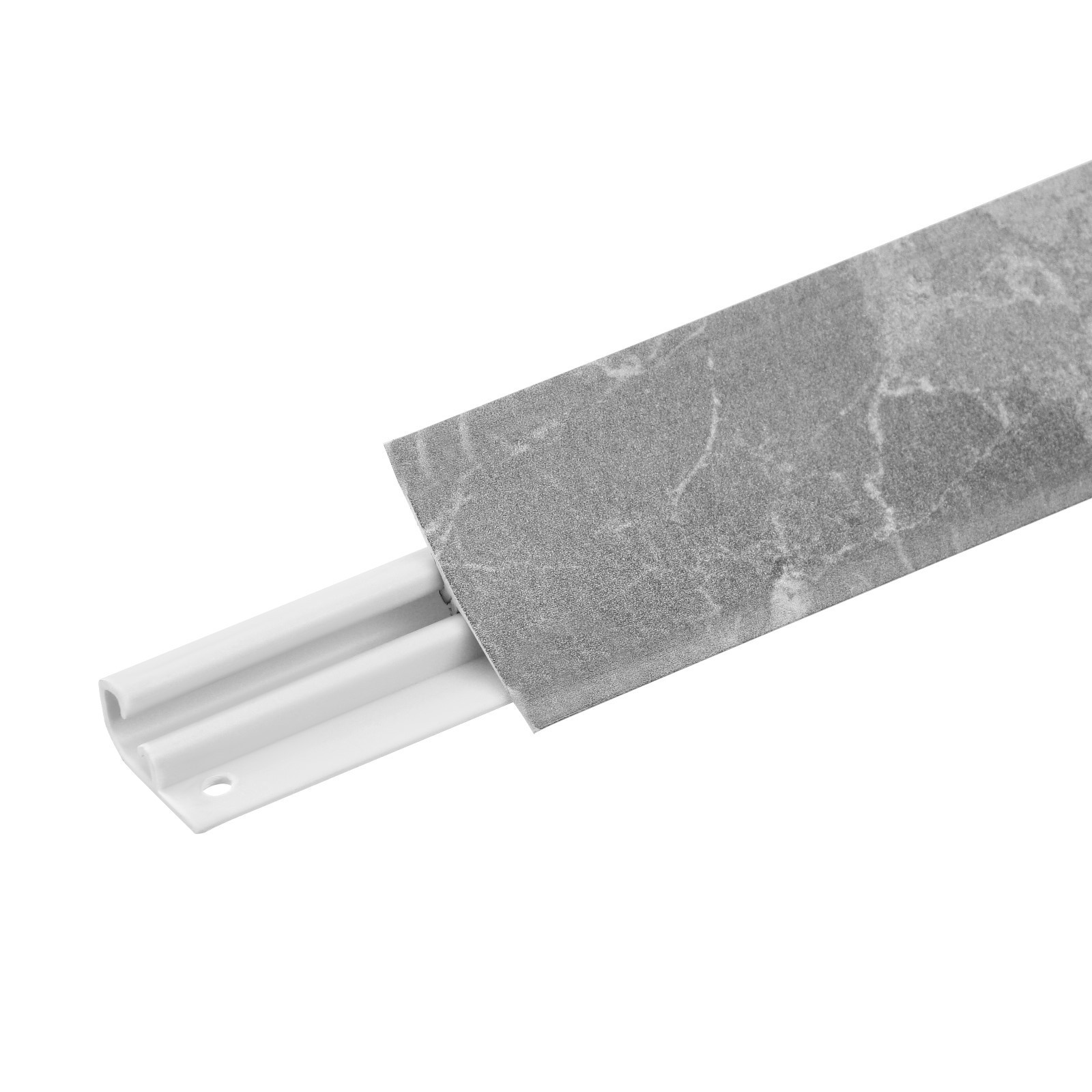 Плинтус 23*23*3000мм WP-23 мрамор марквина серый ST-0694 *1