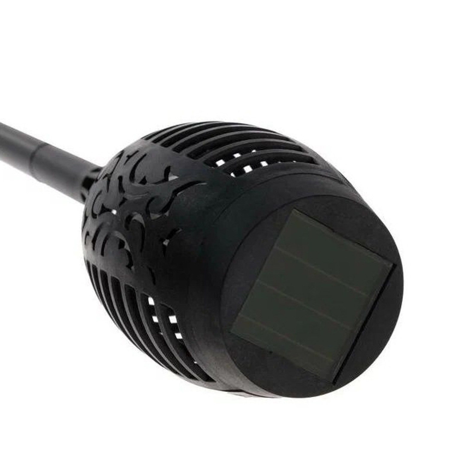 яяяСветильник-факел уличный, 12 LED, солнечная батарея, эффет горящего огня, 50 см, d-7,5 см   5396861