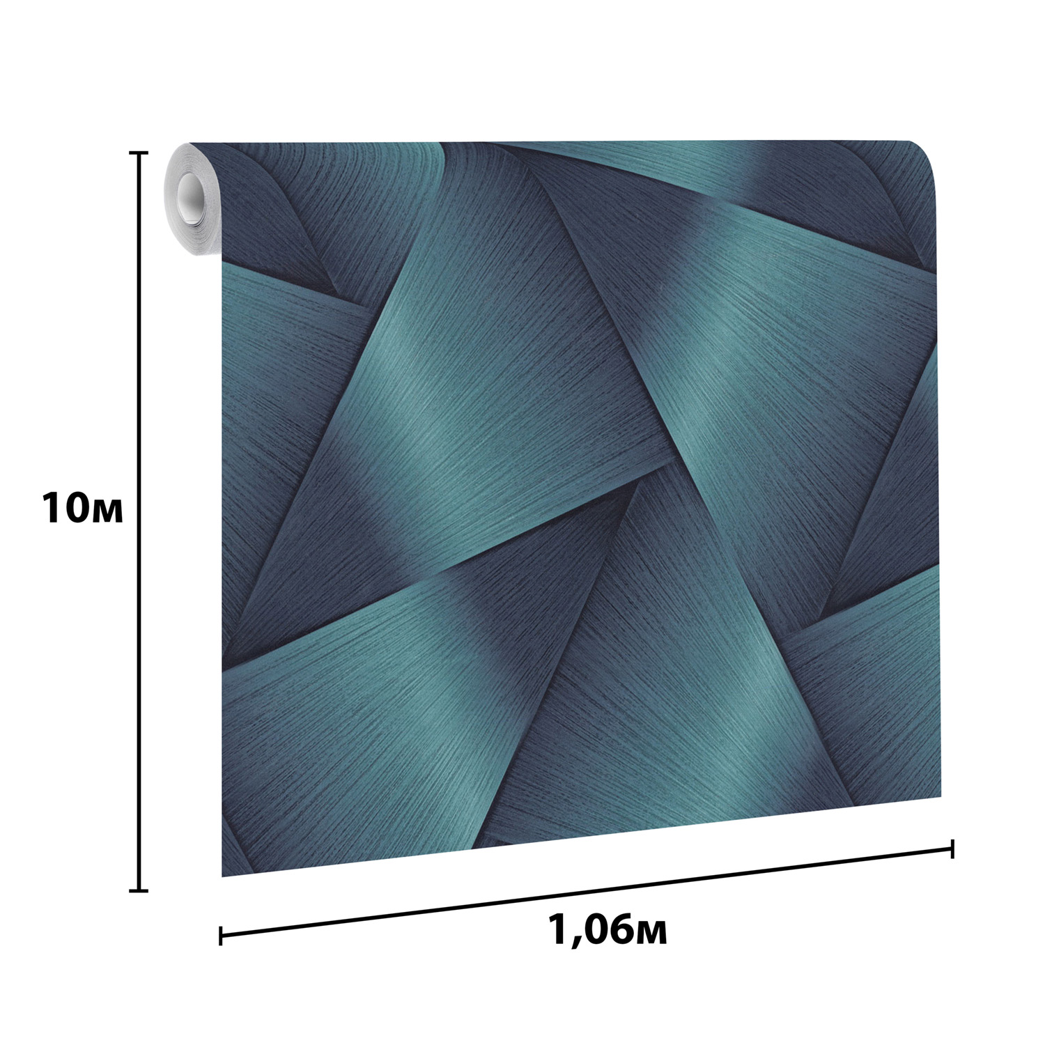 Обои  флиз ED Euro Decor Halo (син.) 7342-09 *6