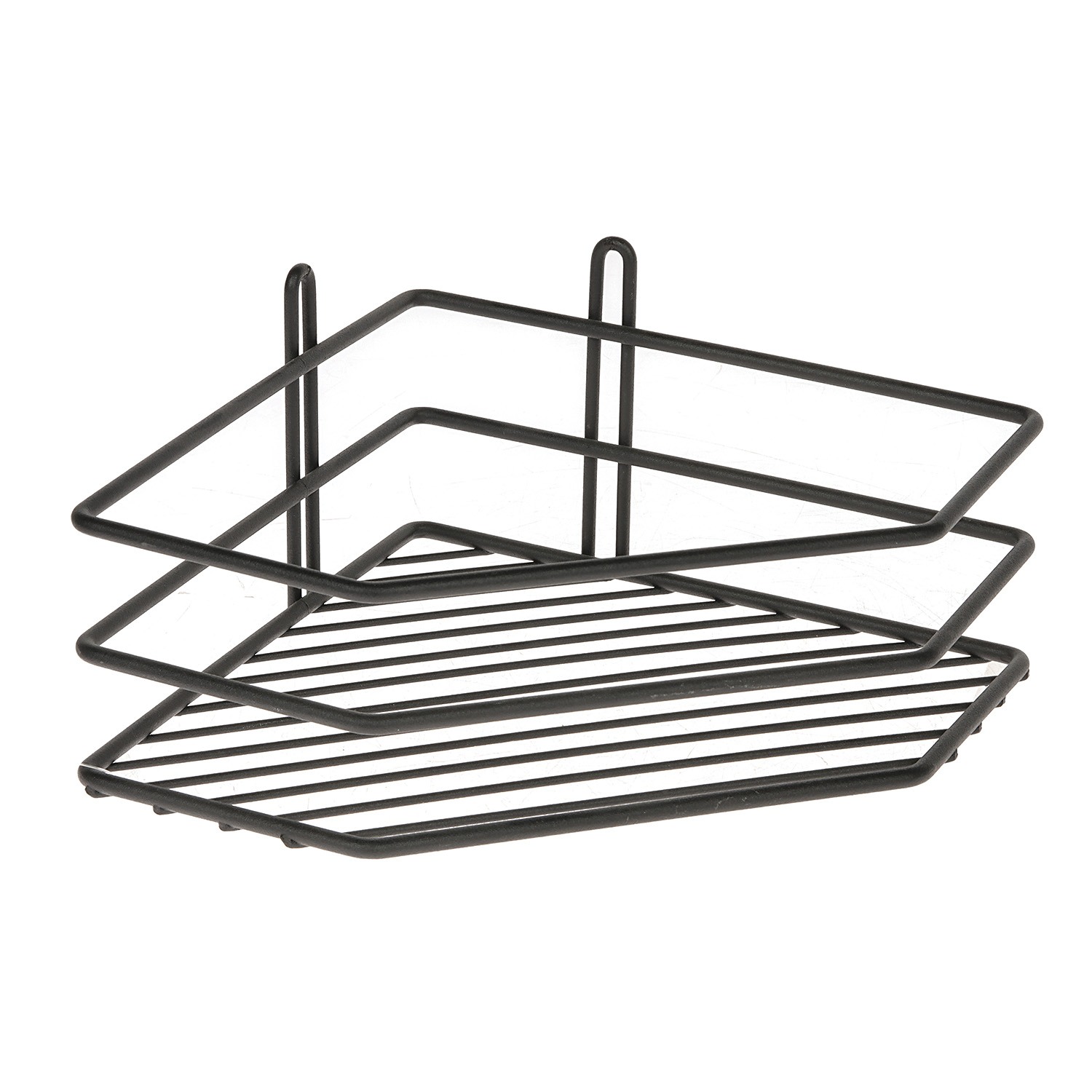 Полка д/ванной Proffero 1-ая угловая 20*20*10,5см, черная П0002009 *2/10 Полка д/ванной Proffero 1-ая угловая 20*20*10,5см, черная П0002009 *2/10