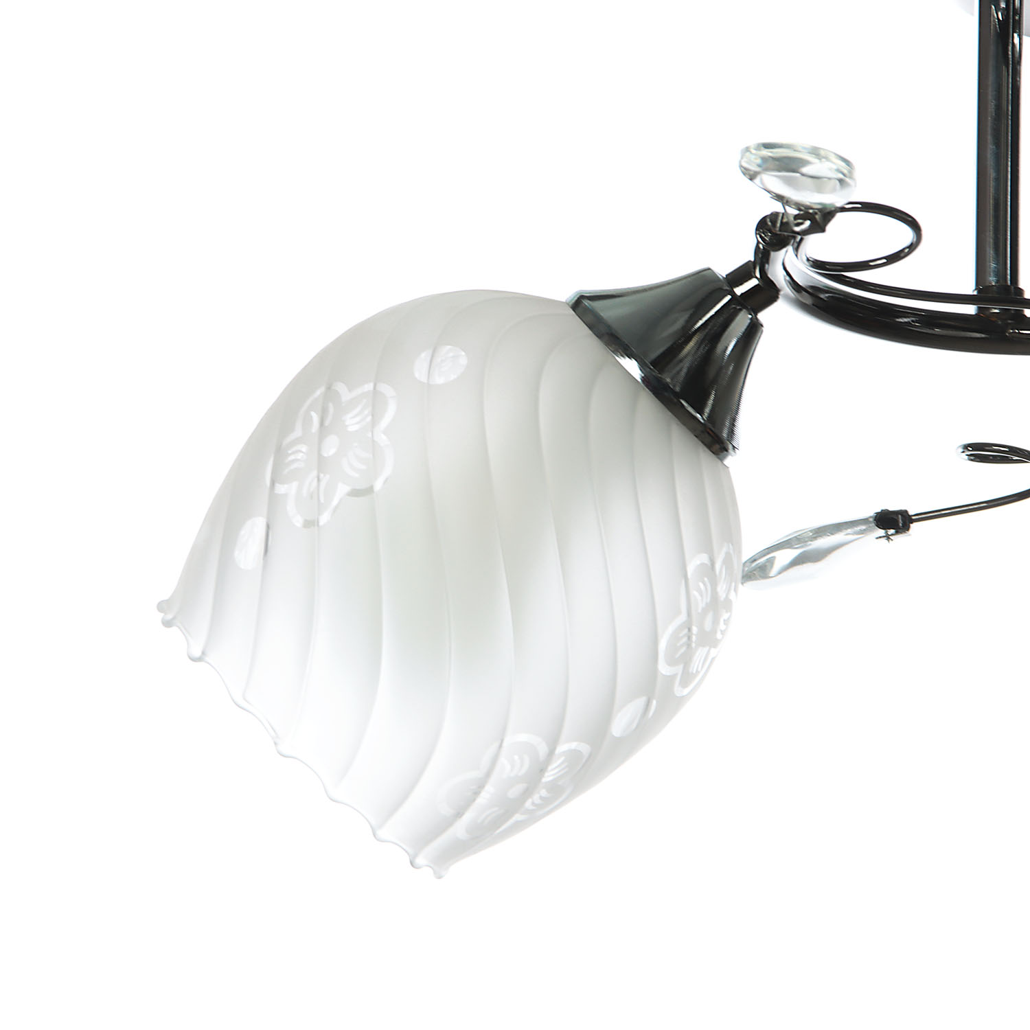 Люстра Verner Lighting А2662/3, 40 Вт, Е27, 3 лампы, черный/хром