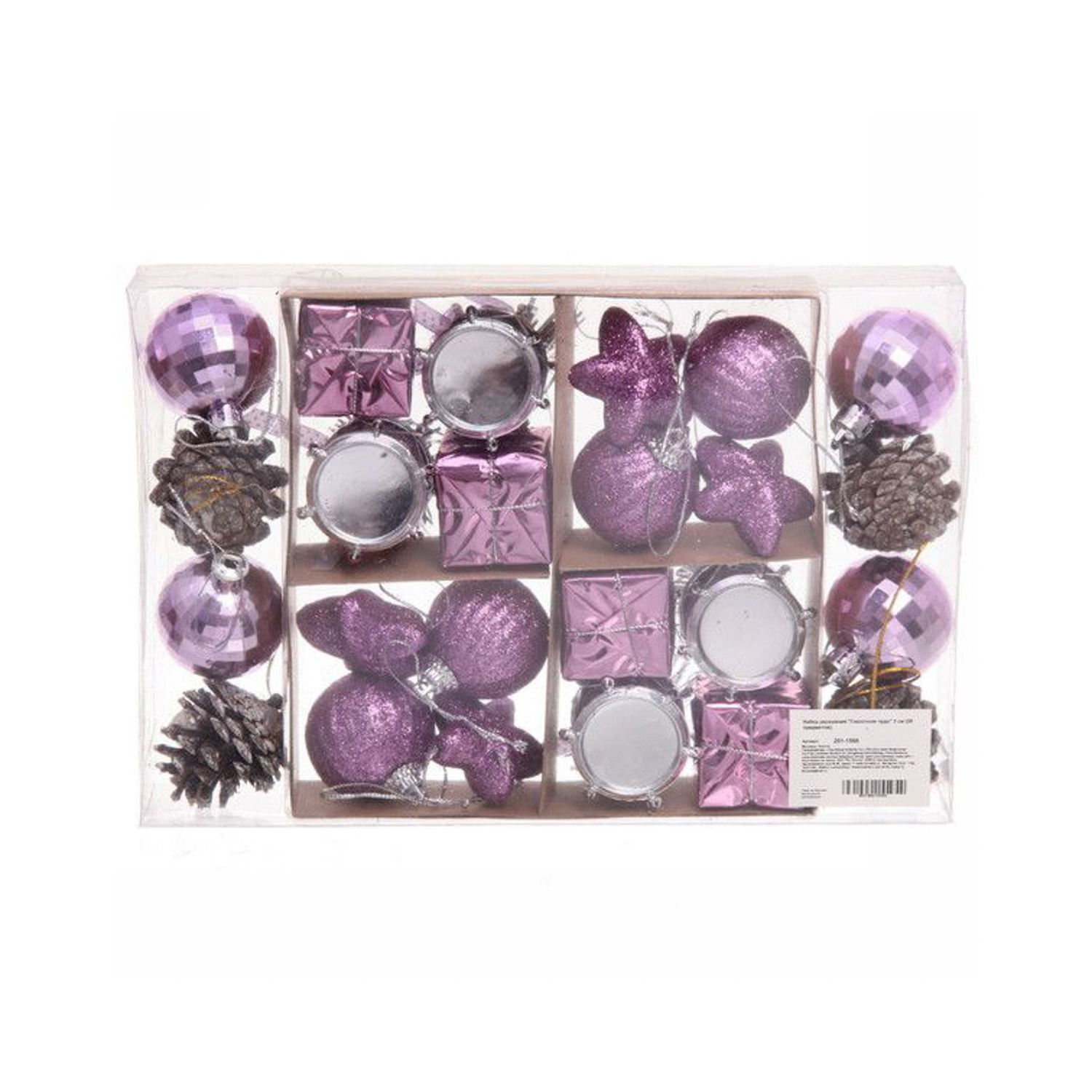 Набор украшений "Сказочное чудо", 3 см, 28 шт.