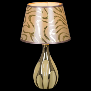 Лампа настольная 01810-0.7-01 Е14 40Вт (керамика+абажур)