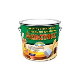 Защитно-декоративное покрытие 0.8 л для древесины АКВАТЕКС 2 в 1, алкидное, белый