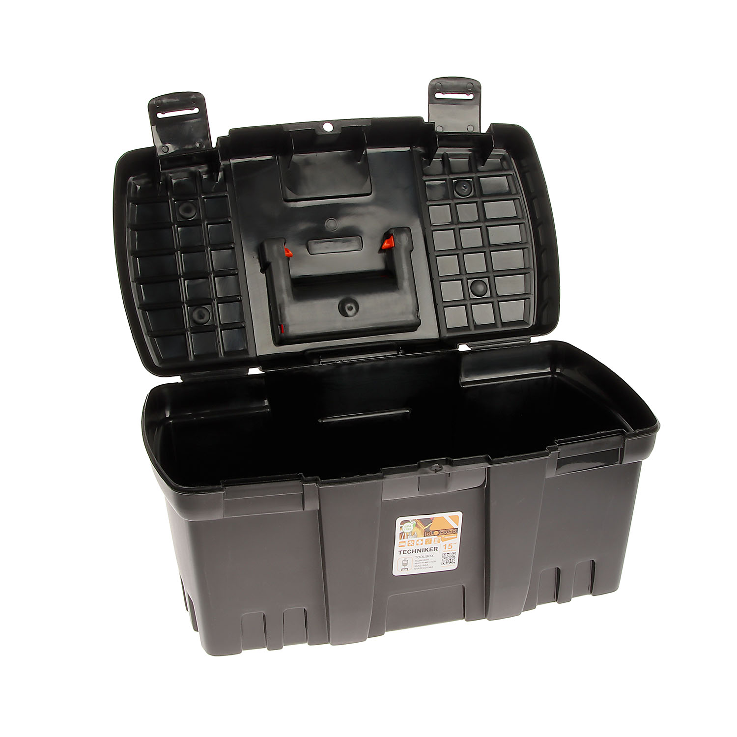 Ящик д/инструмента пластм. "Blocker Techniker 15" черный BR3747ЧР *1/20 Ящик д/инструмента пластм. "Blocker Techniker 15" черный BR3747ЧР *1/20