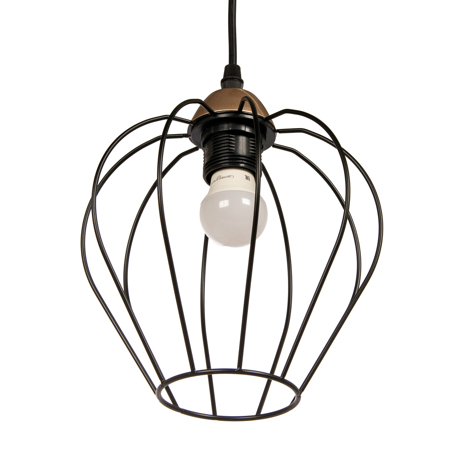 Люстра IL2001-1PA-05 BK ROSE GD 40Вт Е27 S=6м2 *1