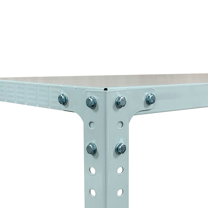 Стеллаж металл. "Steller" выс.1,95м, шир.1,0м, гл.0,5м, 4полки (мах нагр.на полку 100кг), Серый *1