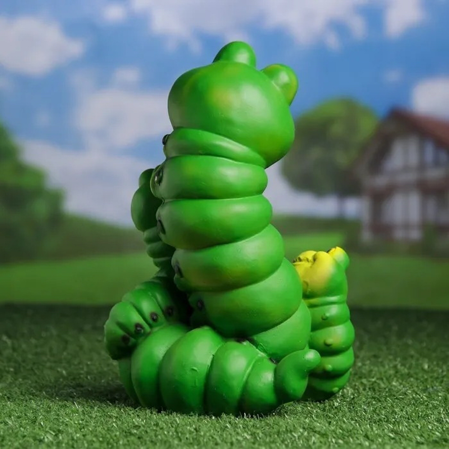 Садовая фигура "Гусеницы семья " 14*15*24см  1259514