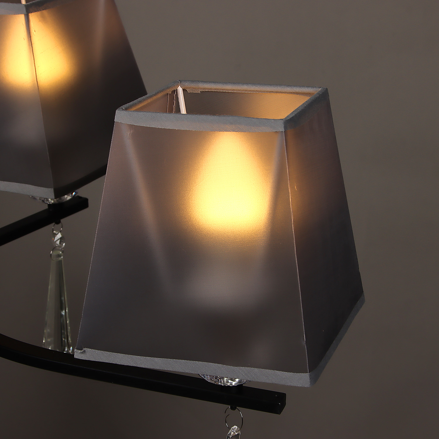 Люстра NH6444/5 BK+COP 5*40W E27 220V (d-630; h-515/770)  VERNER LIGHTING *1