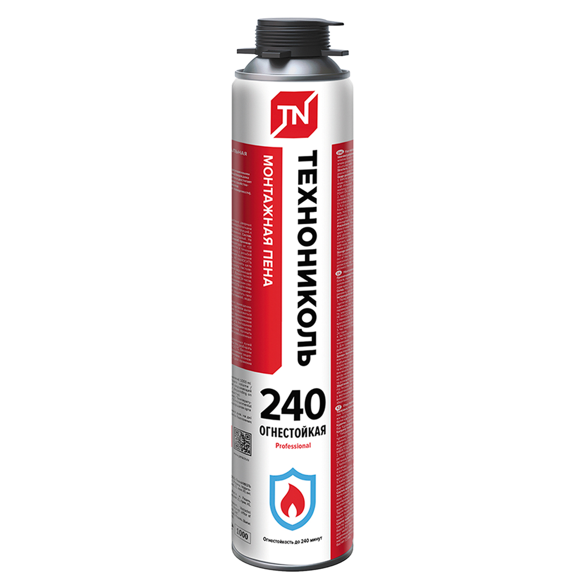 Пена монтажная профессиональная 950 г Технониколь 240 PROFESSIONAL, огнестойкая