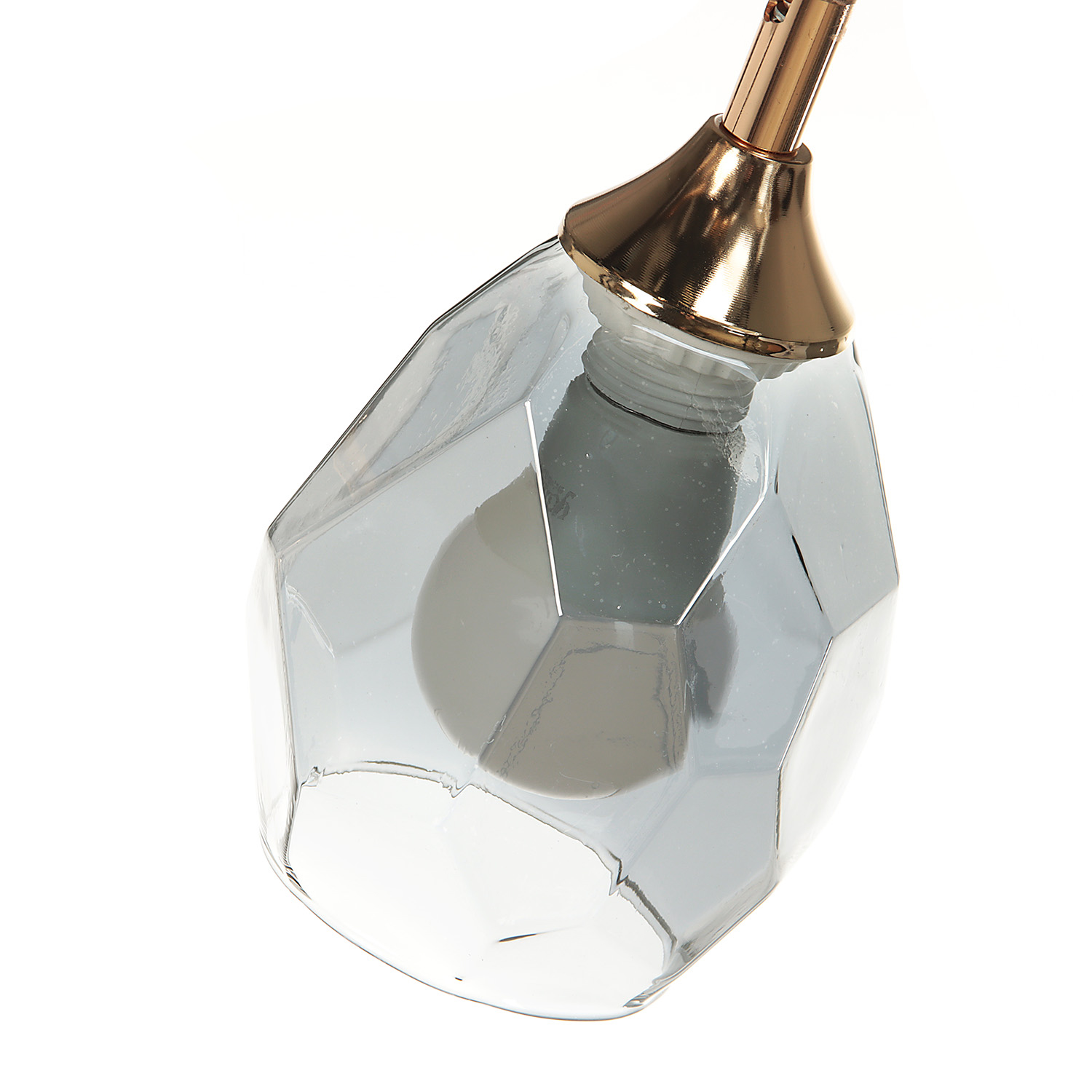 Люстра N4202/5 COFFEE+FGD 5*40W E27 (d-670; h-310) VERNER LIGHTING *1