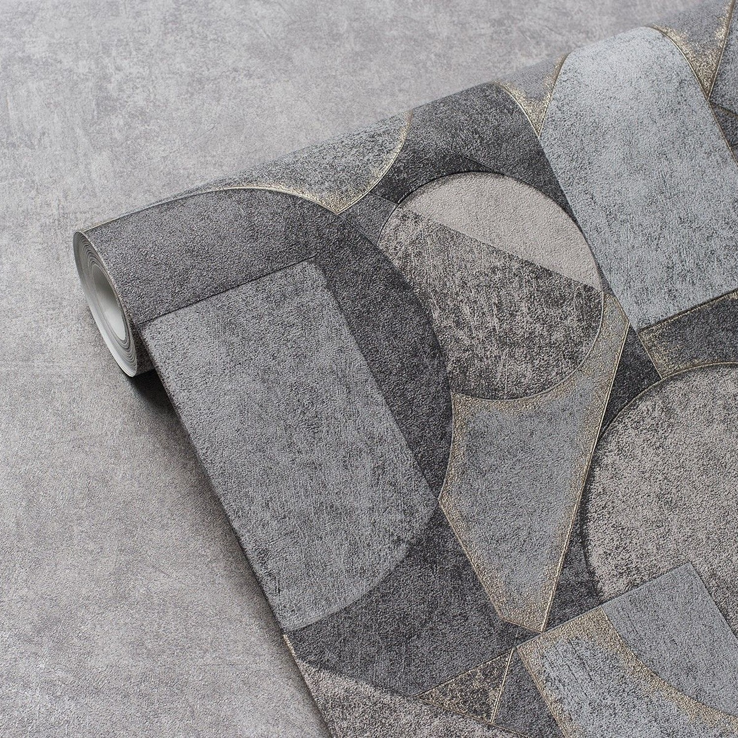 яяяОбои флиз Ateliero Cubus 88194-15 1.06*10м *6