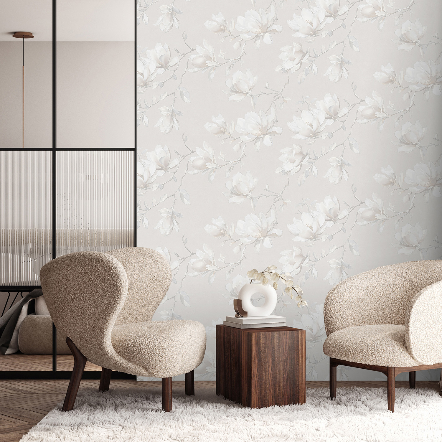 Обои  флиз Victoria Stenova Stenova Magnolia (беж.) 585101 1.06*10м *6