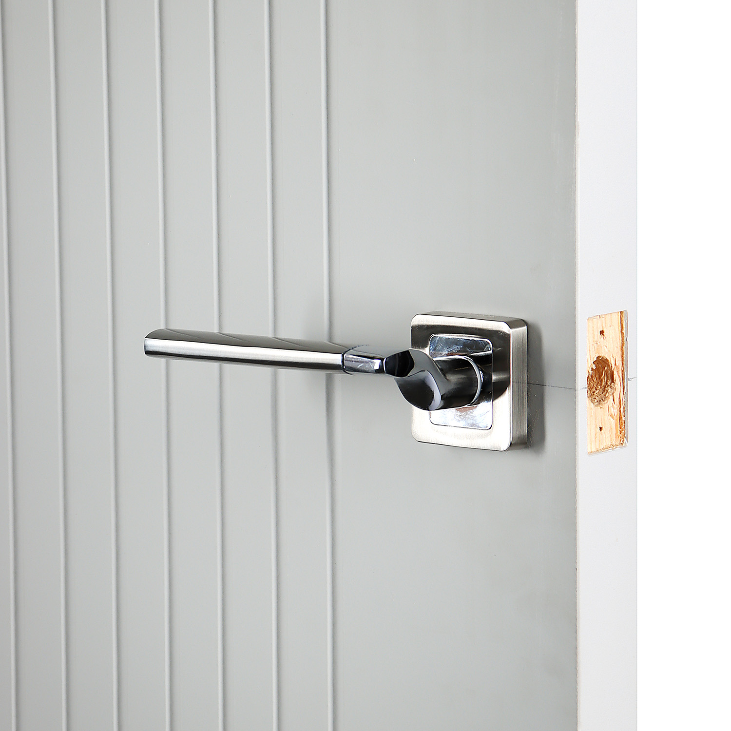 Дверь межкомнатная глухая ART LINE 105 ПВХ Антискрэтч светло-серый 600 мм BROZEX-WOOD *1