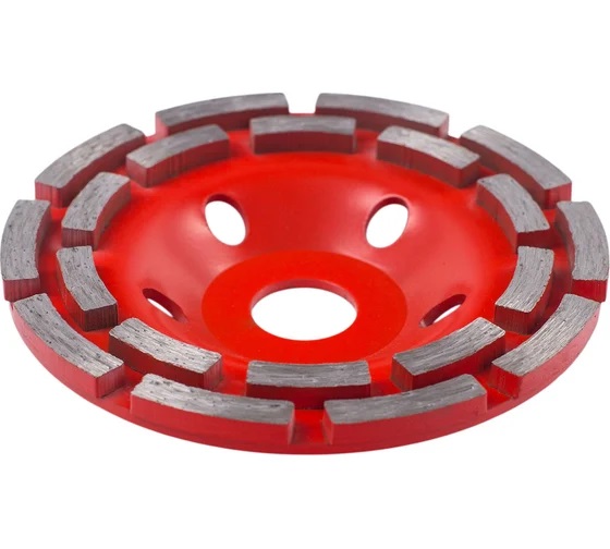 Чашка алмазная шлифовальная 125*22,20мм бетон/камень/кирпич двухрядная арт.592035 VIRA *1/20/40