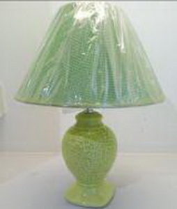 Лампа настольная 00140-0.7-01 Е14 60Вт (керамика+абажур) *1