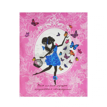 Полотенце вафельное 48*60см на хангере Мерси Touch *6/84