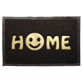 Коврик 40*60 см придверный "Home" пористый, коричневый "VORTEX" (арт.22405) *1/20