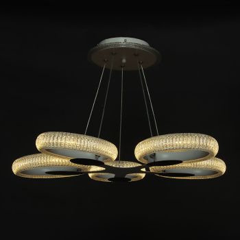 Люстра YH0061/5 90W 3000K-6500K пульт (q-720;h-550) S=20м2 VERNER LIGHTING *1