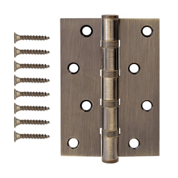 Петля универсальная 100*70*2,5мм БРОНЗА(индивидуальная упаковка) В4-АВ Code Deco*1/25/100