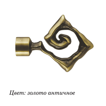 Наконечник DIY 16мм Руно Золото антик (2шт)*1