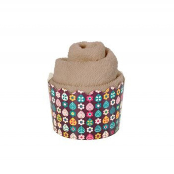 Полотенце махровое 40*40см Сувенир Кулич мокко Aguarelle *10/30