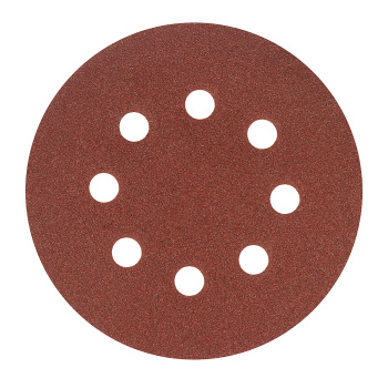 Круги шлифовальные 125 мм P150 8 отв., 5 шт. VIRA