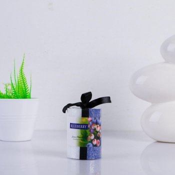 Свеча цилиндр 5х7,5см, "Кристаллический узор", черника  4428288