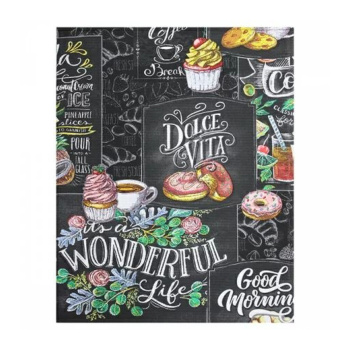 Полотенце вафельное 48*60см на хангере Сиеста Touch *6/84