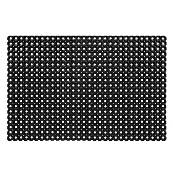 яяяКоврик ячеистый 80*120*2,2 см грязесборный "Профи"черный "VORTEX" (арт.20041-Л) *1/2