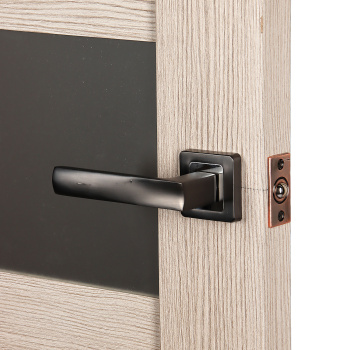 Дверь межкомнатная остеклённая ЦАРГИ COMFORT-12 Лиственница КАПУЧИНО 3D 800мм BROZEX-WOOD *1