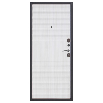 Дверь входная 2050х860х75 мм Ferroni Гарда, правая, черный муар/белый ясень Дверь входная 2050х860х75 мм Ferroni Гарда, правая, черный муар/белый ясень