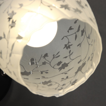 Бра N2178/1W CH+BK E27 2*40Вт (220*270*160) *1