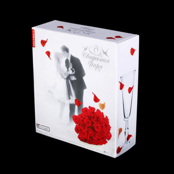 яяяНабор бокалов для шампанского 200 мл "Свадебная пара. Голуби", 2 шт 1599283