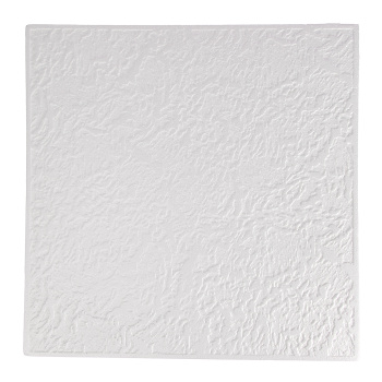 Плитка потолочная 50х50 см FORMAT Рустик 704с, 2 м², белый