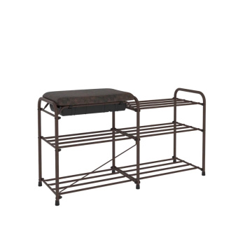 Этажерка "обувница" металл. "Альфа 33ся" 5полок+мягк.Сиденье с ящ.,ш.0,9м,в.0,48м Кор.ПДОА33СЯ КОР*1 Этажерка "обувница" металл. "Альфа 33ся" 5полок+мягк.Сиденье с ящ.,ш.0,9м,в.0,48м Кор.ПДОА33СЯ КОР*1