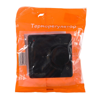 Терморегулятор Теплолюкс LC 001, механический, черный