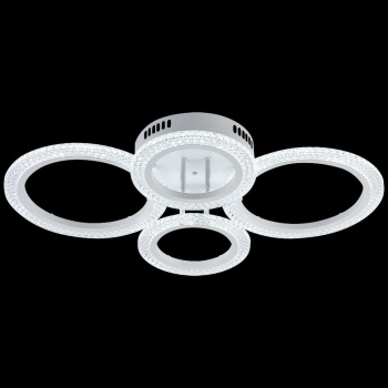 Люстра 08488-0.3-2+2C WH LED ПДУ	ПДУ+диммер  S=14м2    *1