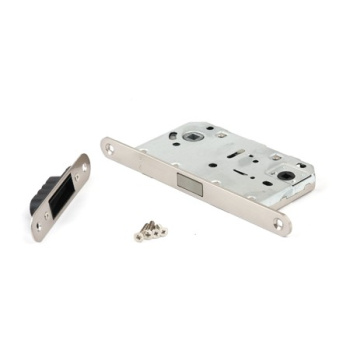 Защелка врезная п/ручку и фиксатор НИКЕЛЬ матовый 5300-МС-WC-NIS AVERS *1/5/40