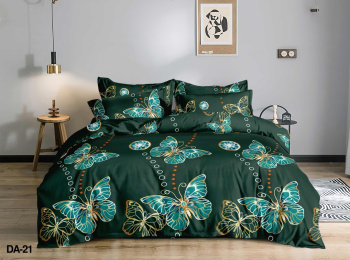 Постельное белье 2сп бамбук Орхидея DA-21, наволочки 70*70см - 2шт *1/4