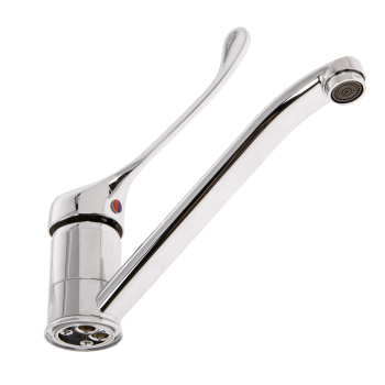 Смеситель для кухни Roegen RE011A, длинный излив, рычажный, хирургический